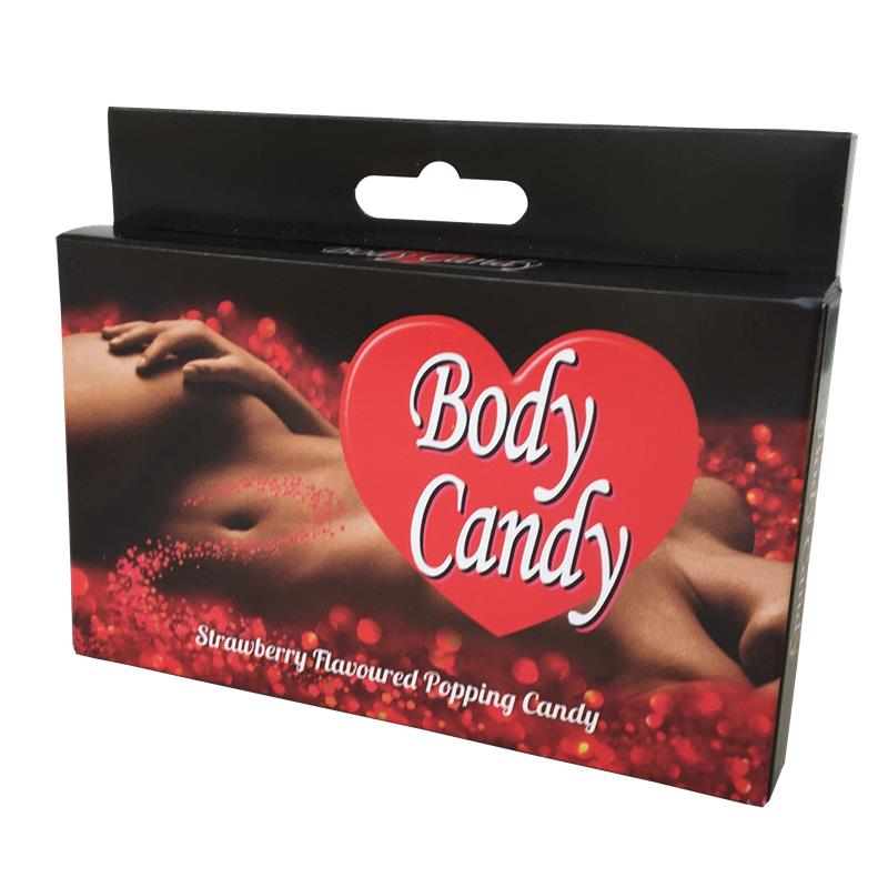 Popping Candy Strawberry Flavor Body Candy 2x16gr - UABDSM