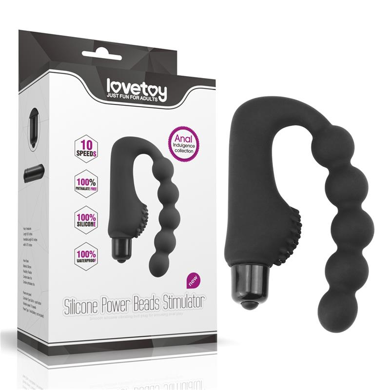 Power Beads with Vibration Black - UABDSM