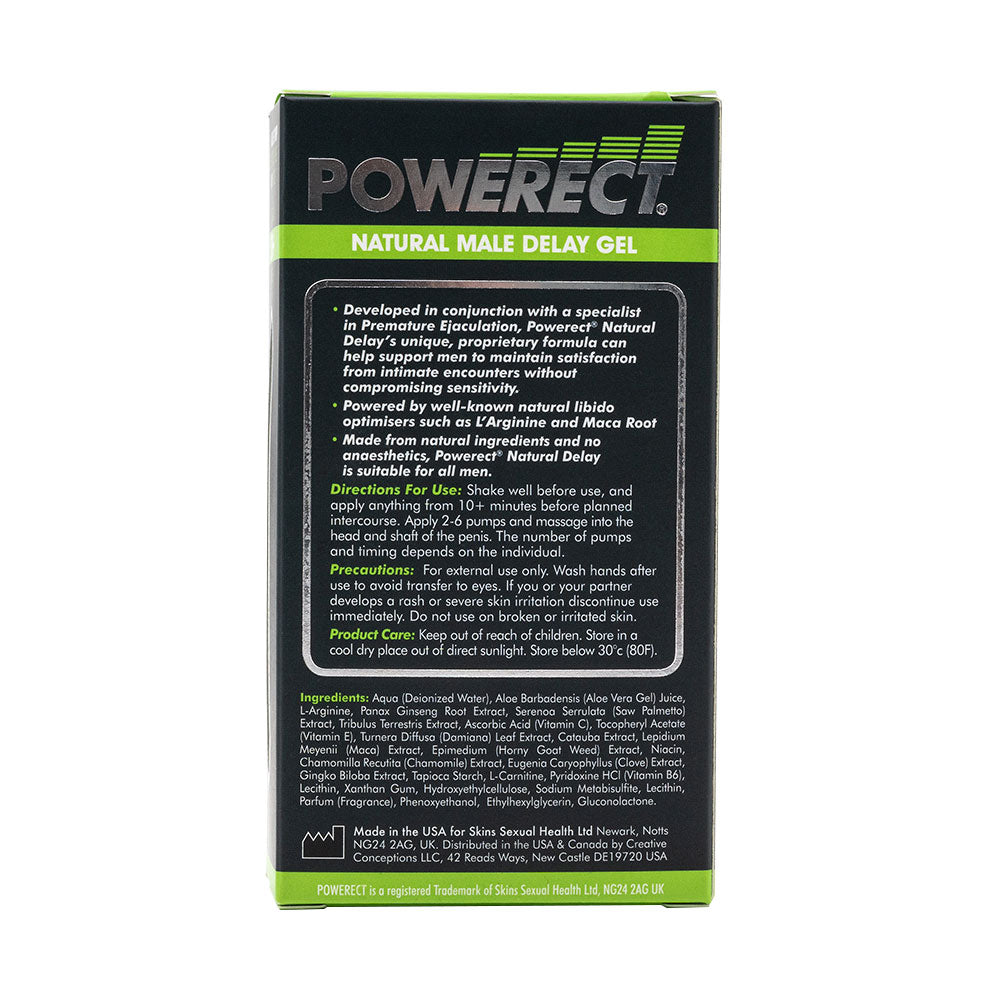 Powerect Natural Delay Serum 30ml - UABDSM