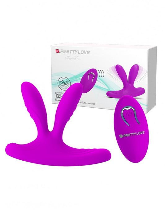 Pretty Love Magic Fingers - Remote Controlled Dual Finger Vibrator Pretty Love Magic Fingers - Remote Controlled Dual Finger Vibrator - UABDSM