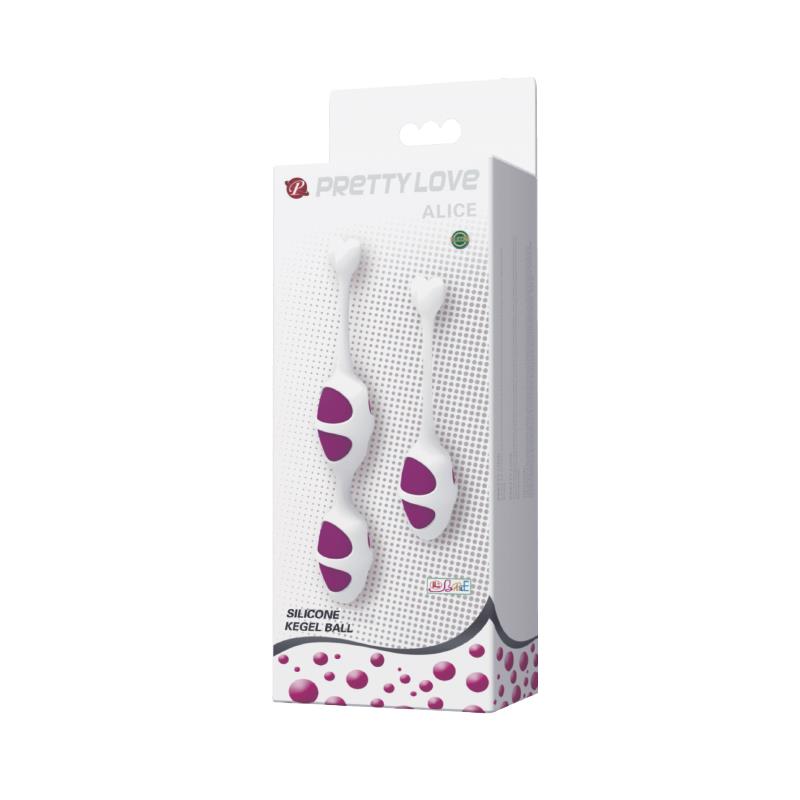 Pretty Love Oval Shaped Kegel Balls Purple - UABDSM