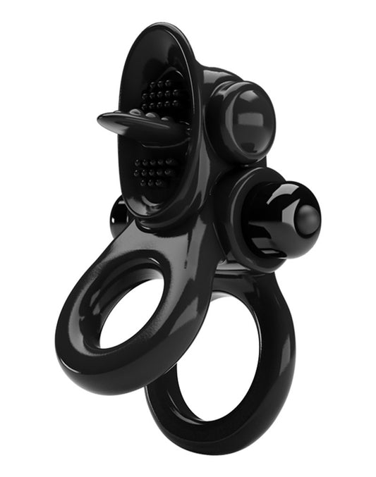 Pretty Love - Passionate Ring - Vibrating Cockring - Black Pretty Love - Passionate Ring - Vibrating Cockring - Black - UABDSM