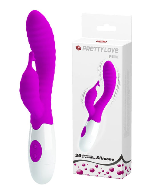 Pretty Love Pete - Curved G-spot Rabbit Vibrator Pretty Love Pete - Curved G-spot Rabbit Vibrator - UABDSM