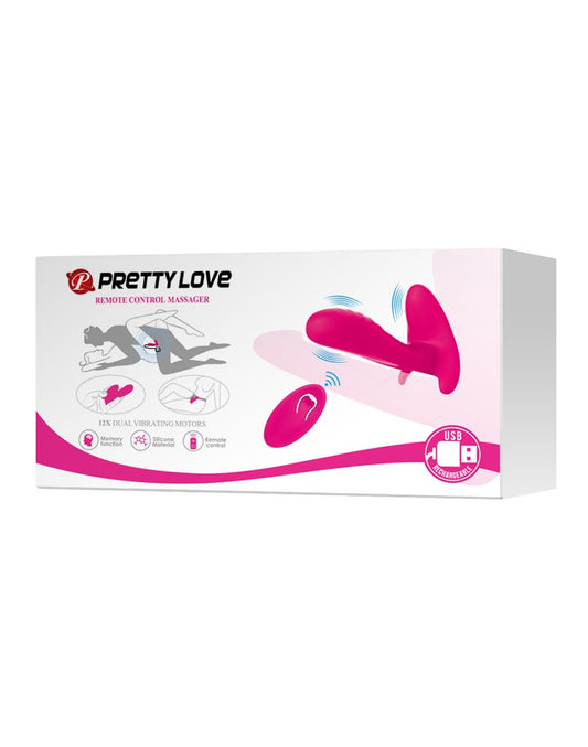 Pretty Love - Remote Controlled Massager - Pink - UABDSM