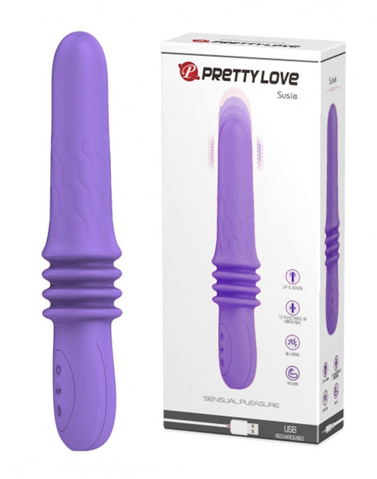 Pretty Love Susie - Thrusting Vibrator Pretty Love Susie - Thrusting Vibrator - UABDSM
