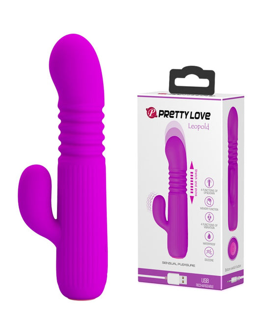 Pretty Love - Mini Thrusting Rabbit Vibrator Pretty Love - Mini Thrusting Rabbit Vibrator - UABDSM