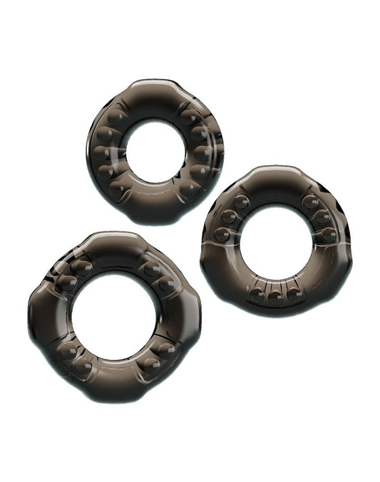 Pretty Love - Yvonne - Cockring Set - Black Pretty Love - Yvonne - Cockring Set - Black - UABDSM