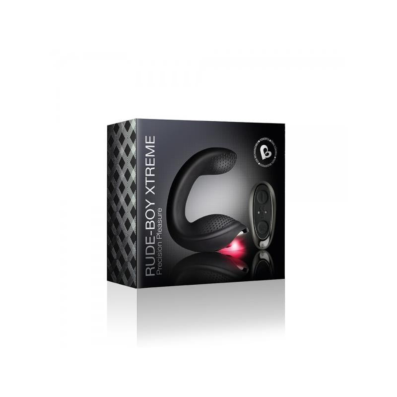 Prostate Stimulator Rude-Boy Xtreme Remote Control Black - UABDSM