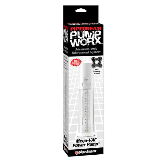 Pump Worx MEGA-VAC Power Pump White - UABDSM