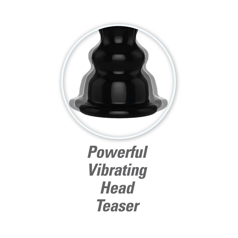 Pump Worx Ultimate Head Job Vibrating Penis Pump Black - UABDSM