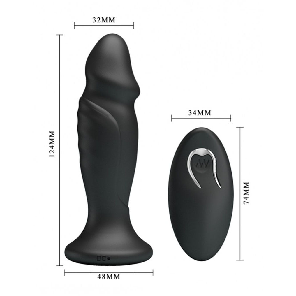 Mr Play Powerful Vibrating Anal Plug - UABDSM
