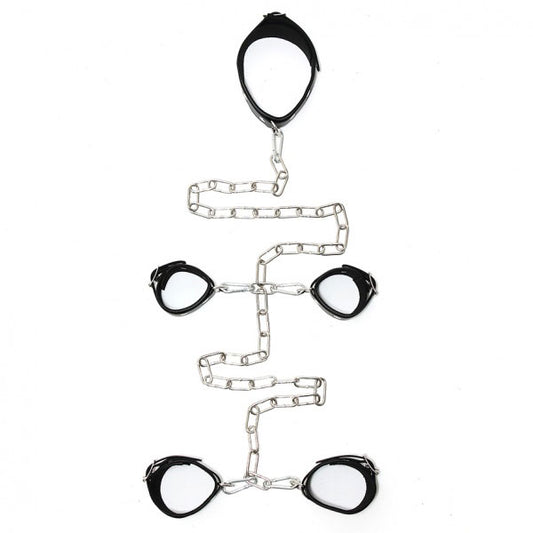 Leather Female Hand And Foot Cuffs Leather Female Hand And Foot Cuffs - UABDSM