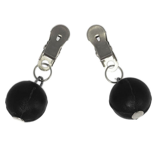 Nipple Clamps With Round Black Weights Nipple Clamps With Round Black Weights - UABDSM