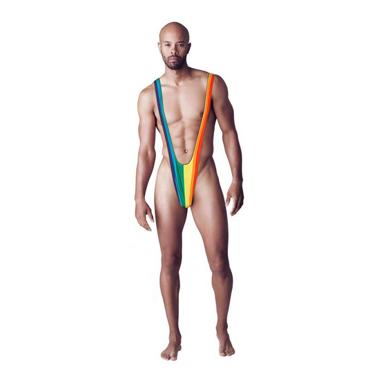 Rainbow Mankini One Size - UABDSM