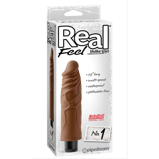 Real Feel Lifelike Toyz Vibe No. 1 Brown - UABDSM