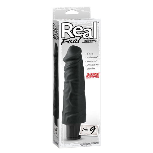 Real Feel Lifelike Toyz Vibe No. 9 Black - UABDSM