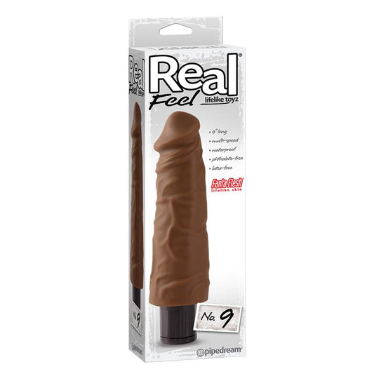 Real Feel Lifelike Toyz Vibe No. 9 Brown - UABDSM