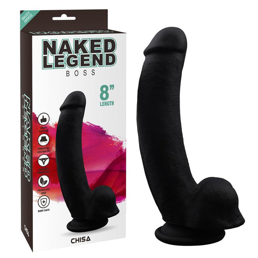 Realistic Dildo Boss Black 8 Realistic Dildo Boss Black 8 - UABDSM