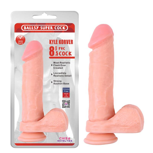 Realistic Dildo Kyle Korver 21.5 cm Flesh - UABDSM