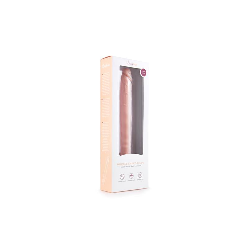 Realistic Double Ended Dildo - Skin Coloured - UABDSM