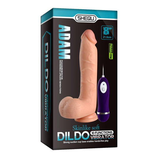 Realistic Vibe Remote Control Adam 21 cm Realistic Vibe Remote Control Adam 21 cm - UABDSM