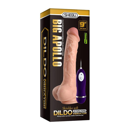 Realistic Vibe Remote Control Apolo 24.5 cm Realistic Vibe Remote Control Apolo 24.5 cm - UABDSM