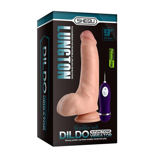 Realistic Vibe Remote Control Duke Lungton 22.5 cm Realistic Vibe Remote Control Duke Lungton 22.5 cm - UABDSM
