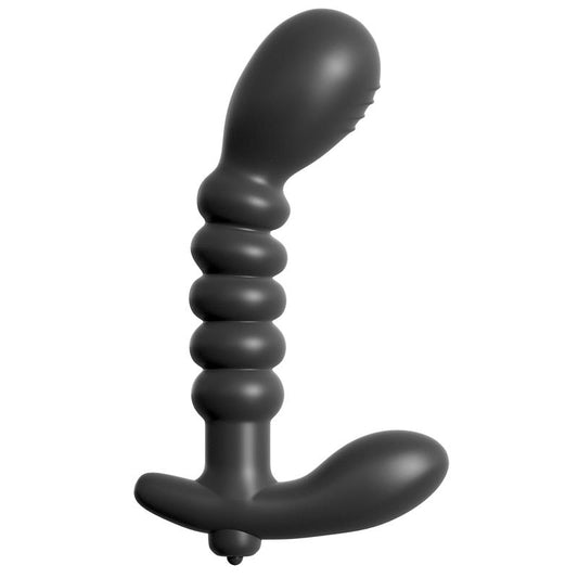 Ribbed Prostate Vibe Black Ribbed Prostate Vibe Black - UABDSM
