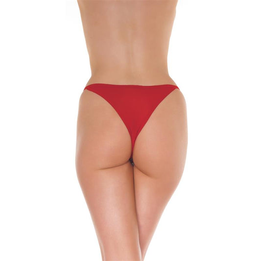 Rimba Amorable Open G-String Red One Size - UABDSM