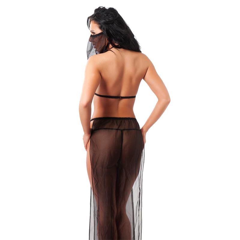 Rimba Amorable Oriental Costume Black One Size - UABDSM