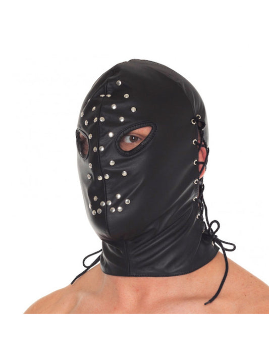 Rimba - Executioners Mask With Cat Eyes. Decorated With Rivets - UABDSM