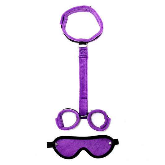 Rimba Bondage Play Bondage Set 2 Pieces Purple - UABDSM