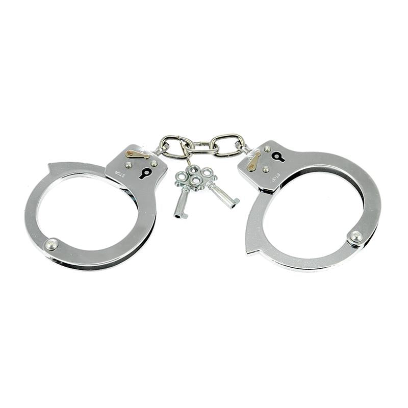 Rimba Bondage Play Cuffs metal-Adjustable - UABDSM