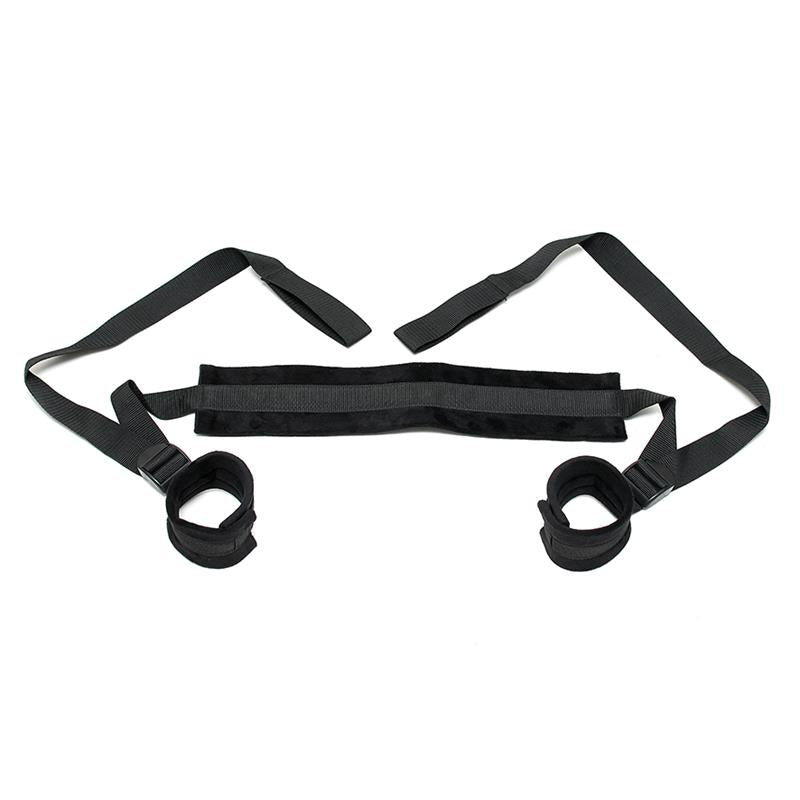 Rimba Bondage Play Enhancer Set Adjustable Black - UABDSM