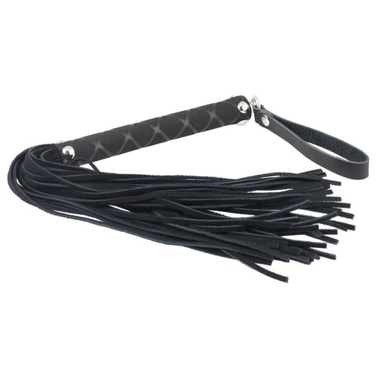 Leather Flogger Black 35 cm Leather Flogger Black 35 cm - UABDSM