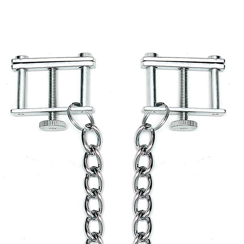 Rimba Bondage Play Nipple Clamps- Adjustable - UABDSM