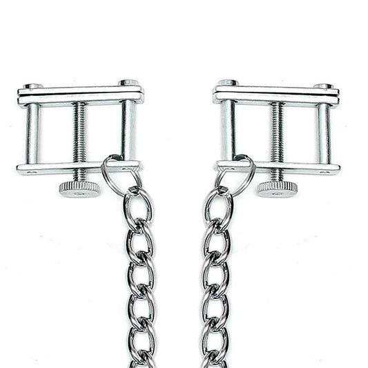 Rimba Bondage Play Nipple Clamps- Adjustable Rimba Bondage Play Nipple Clamps- Adjustable - UABDSM