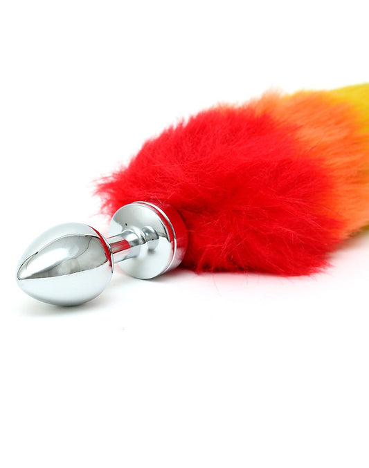 Rimba - Butt Plug SMALL With Rainbow Tail (unisex) - UABDSM
