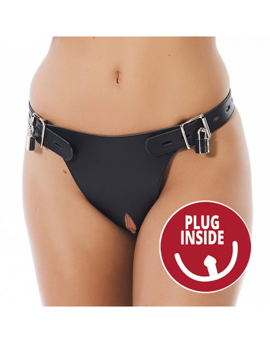 Rimba - Chastity Briefs With Padlocks And Plug Inside Rimba - Chastity Briefs With Padlocks And Plug Inside - UABDSM