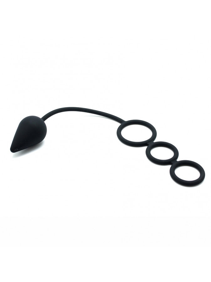 Rimba - Cockring With Anal Lock - UABDSM