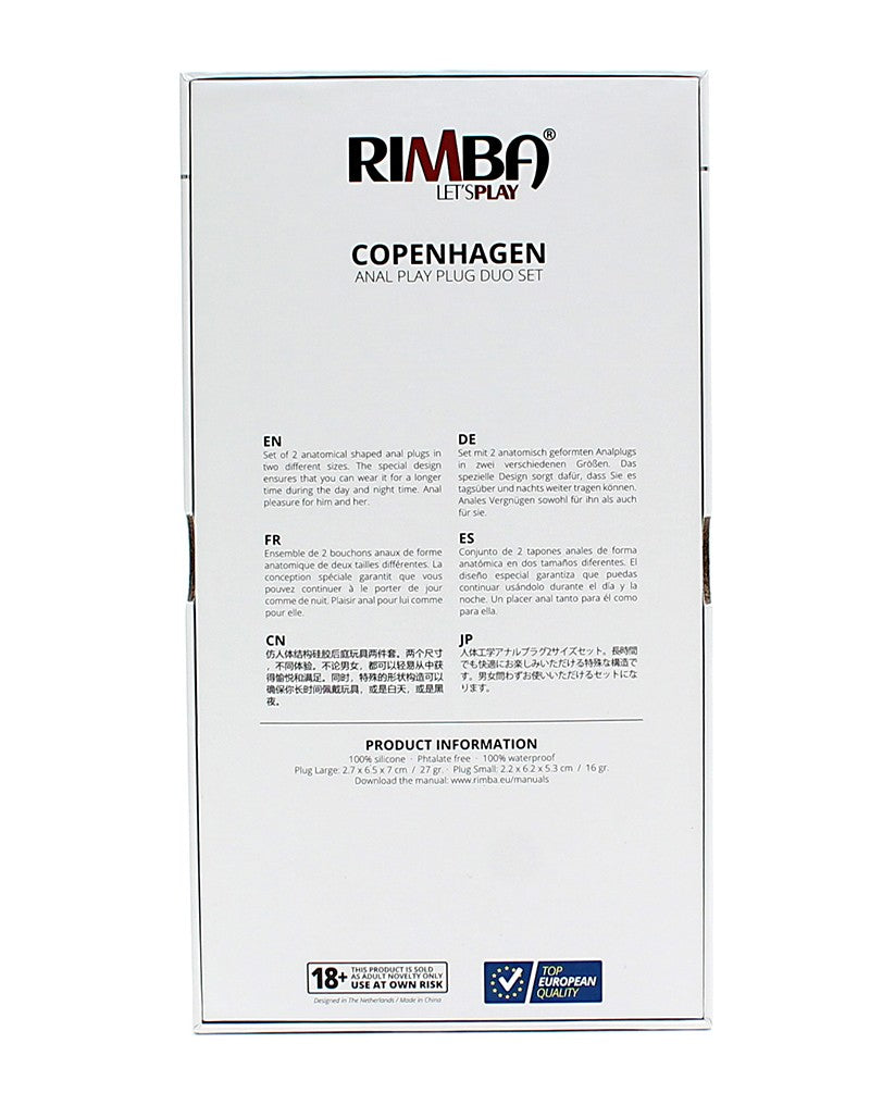 Rimba - Copenhagen Anal Plugs - UABDSM
