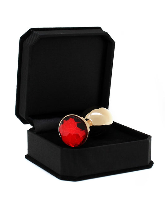 Rimba - GOLD Butt Plug SMALL With Cristal (unisex) - UABDSM