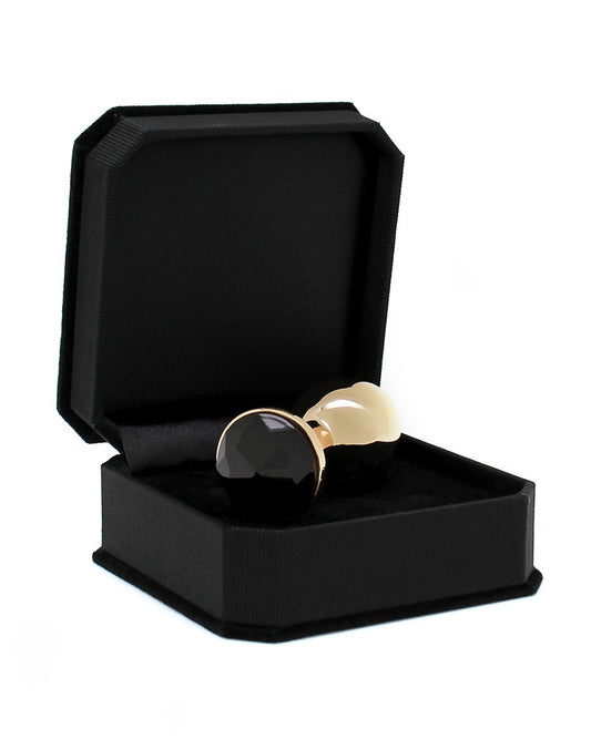 Rimba - GOLD Butt Plug SMALL With Cristal (unisex) - UABDSM