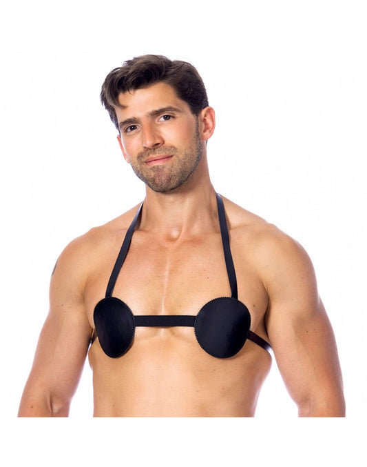 Rimba - Male Nipple Harness With Nails Inside Rimba - Male Nipple Harness With Nails Inside - UABDSM