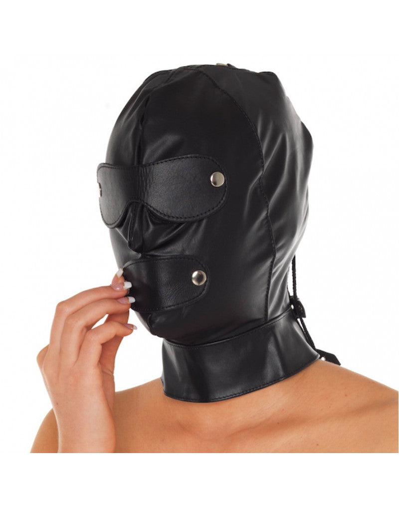 Rimba - Hood With Detachable Blinkers And Mouth Piece - UABDSM