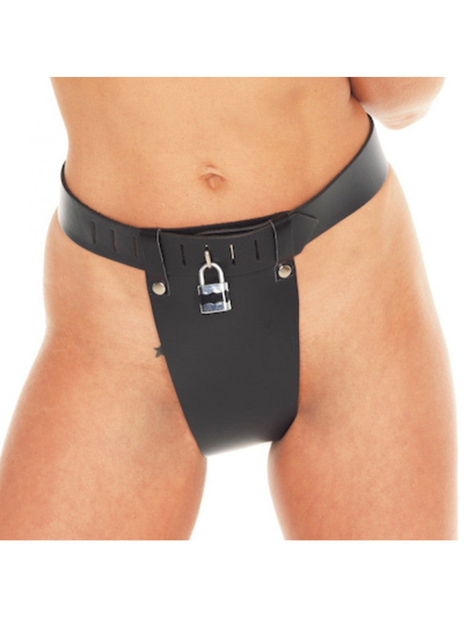 Rimba - Chastity Belt With Padlock In Front. - UABDSM