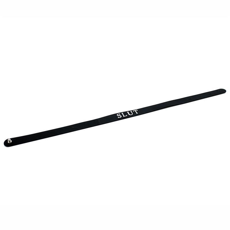 Rimba Latex Play Collar (Slut) - UABDSM