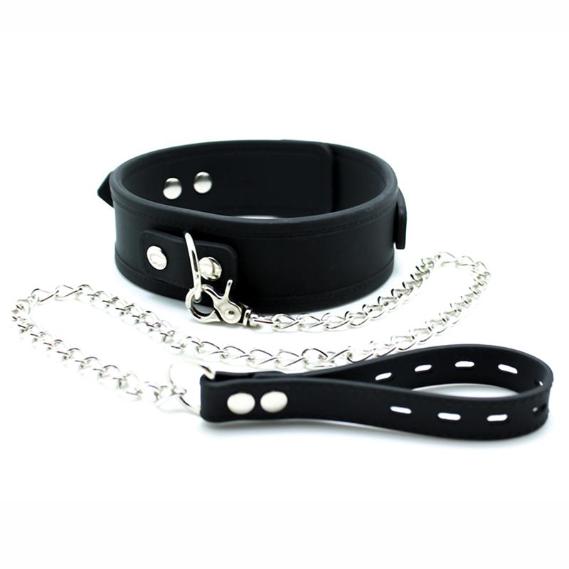 Rimba Latex Play Collar with Leash - UABDSM