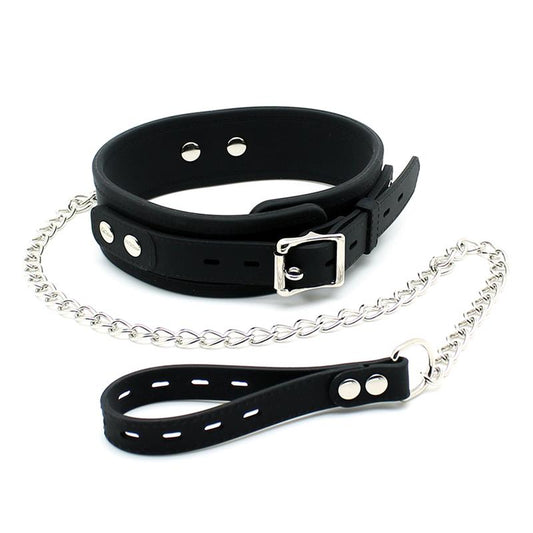 Rimba Latex Play Collar with Leash Rimba Latex Play Collar with Leash - UABDSM