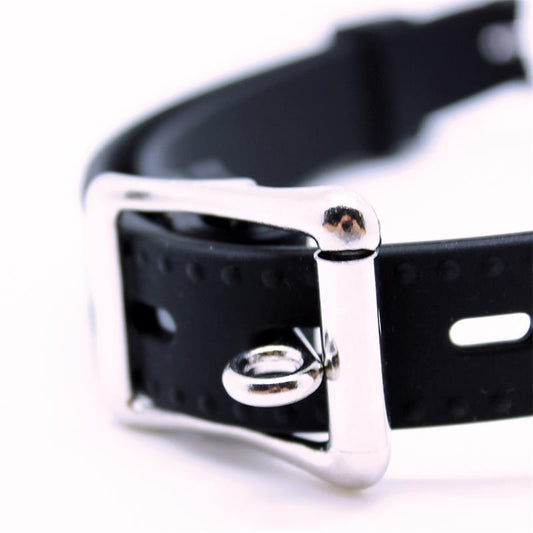 Rimba Latex Play Mouthgag with Triple Balls - UABDSM